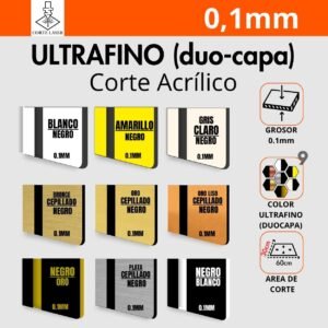 Colores ULTRAFINO (duo-capa)(60x30cm)