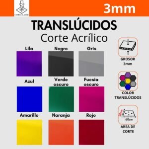 Colores Translúcidos (60x30cm)