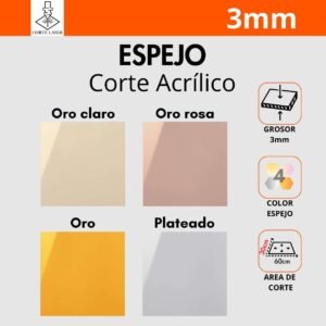 Colores Espejo (60x30cm)