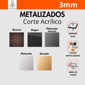 Colores Metalizados (60x30cm)