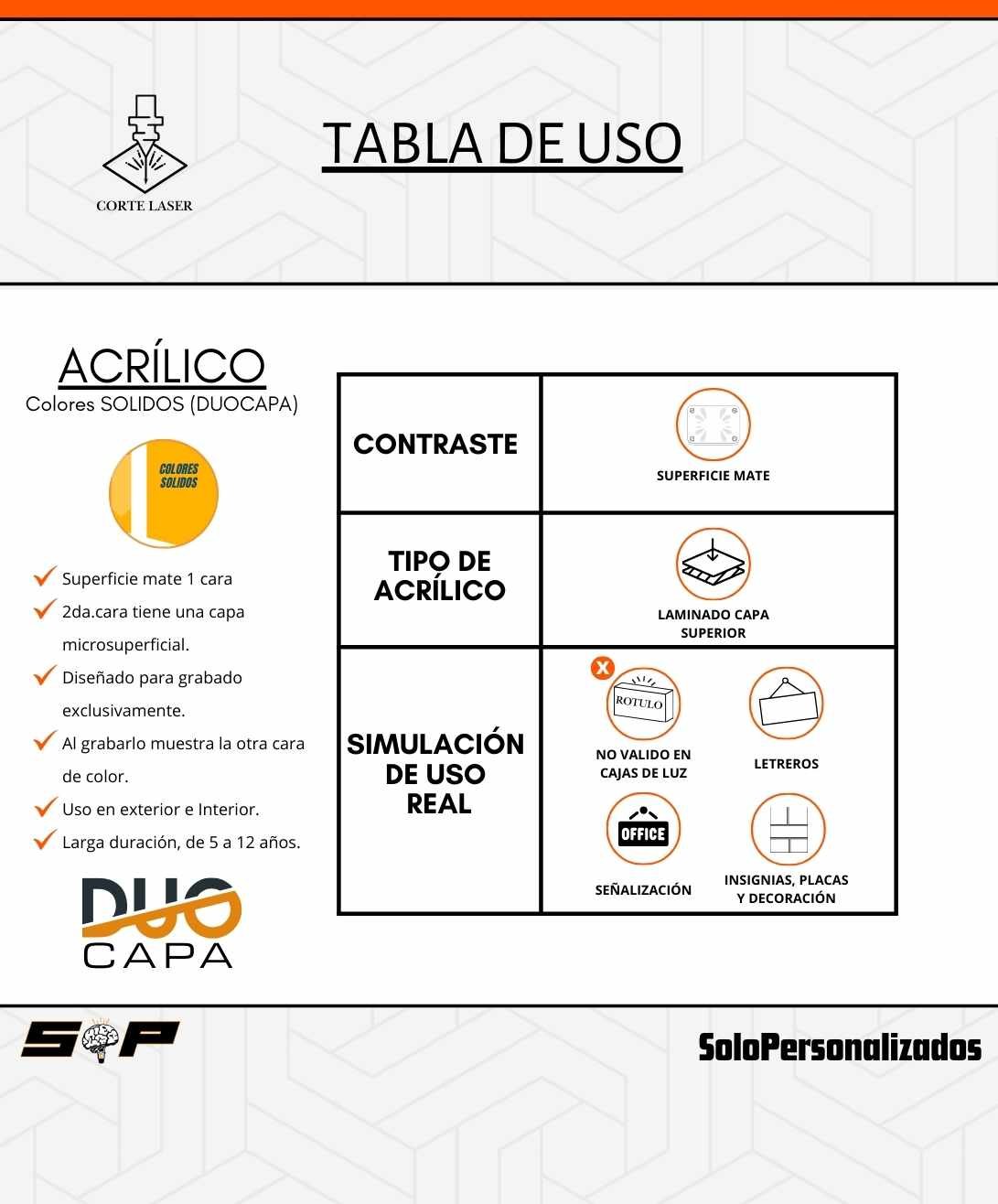 Colores Sólidos (duo-capa) (60x30cm) - Imagen 2