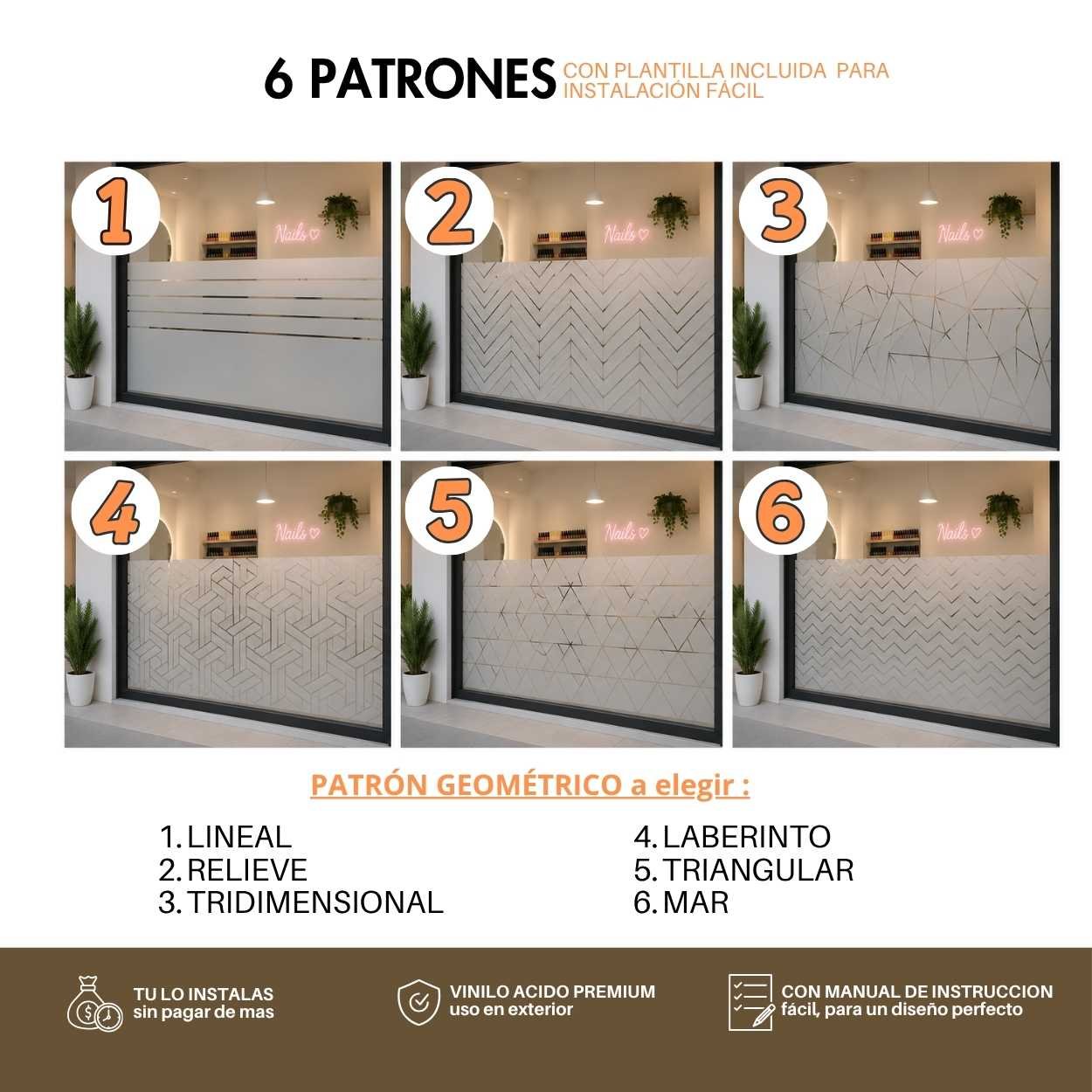 V ADHESIVO EXTERIOR (200x60cm) - Imagen 2