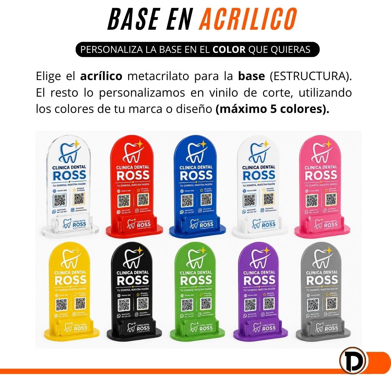 Stand de ReseƱas 3D (60x30cm) - Imagen 4