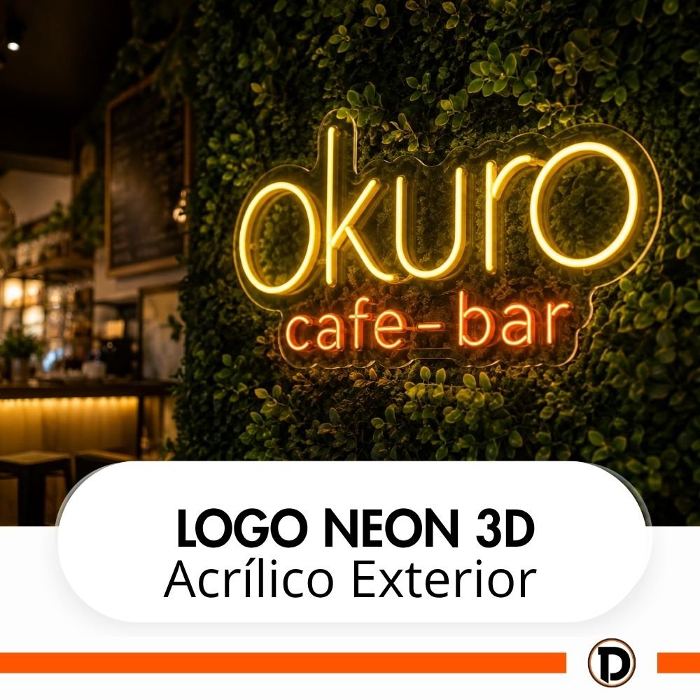 Logo Neón 3D (100x60cm)
