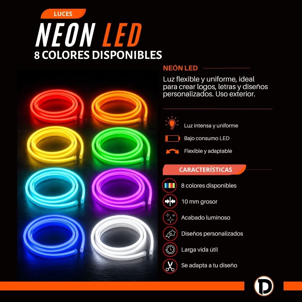 Logo Neón 3D (100x60cm) - Imagen 5