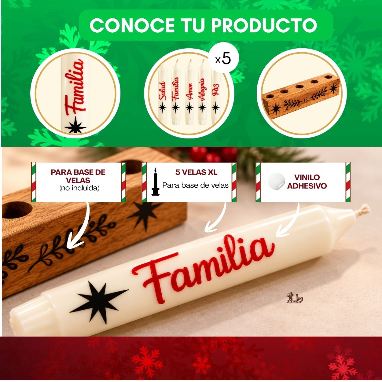 Velas XL Personalizadas - Imagen 4