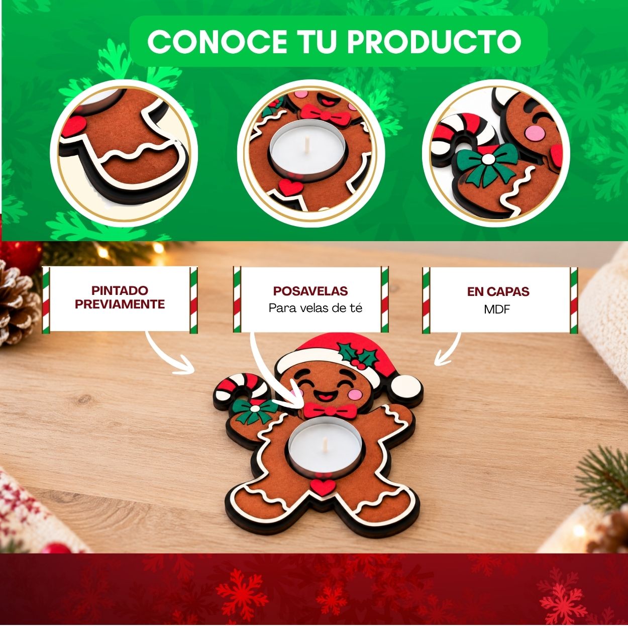 Posavelas Decorativo Lumi Galletita - Imagen 4